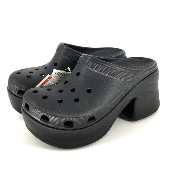 美品 CROCS SIREN CLOG ブラック 6426 NEW Crocs Siren Clog - Black | eBay